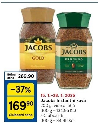 Instantní kávy Jacobs