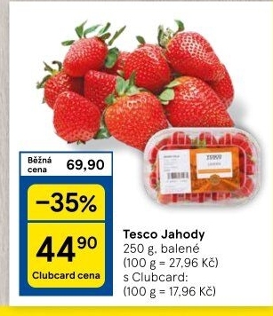 Jahody Tesco