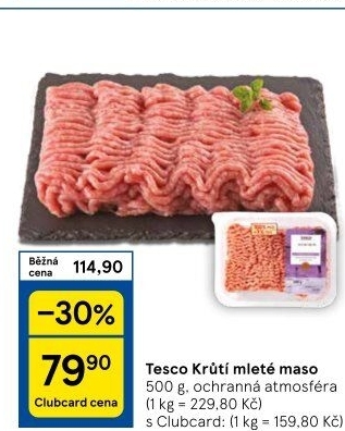Krůtí mleté maso Tesco