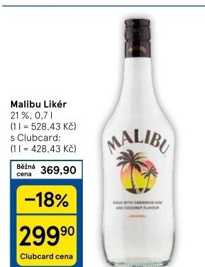 Likér Malibu