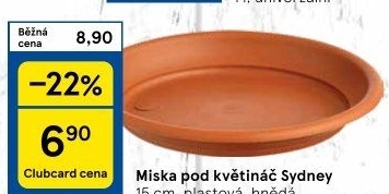 Plastová miska pod květináč/truhlík