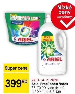 Prací prostředky Ariel
