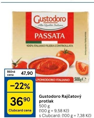 Rajčatový protlak Gustodoro
