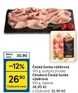 Šunka česká výběrová