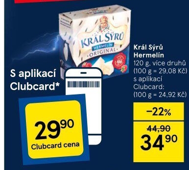 Sýr Hermelín Král sýrů