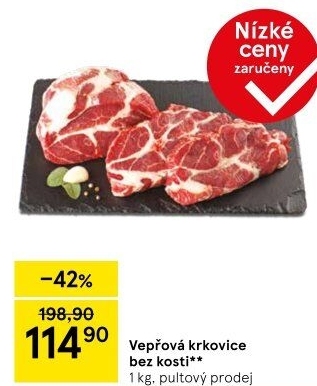 Vepřová krkovice bez kosti
