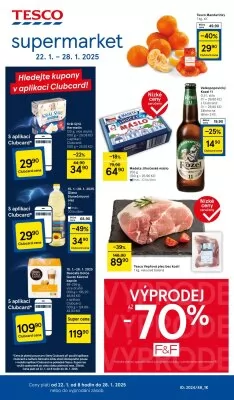 akční leták Tesco 22.1.2025-28.1.2025