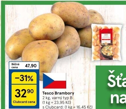 Brambory Tesco