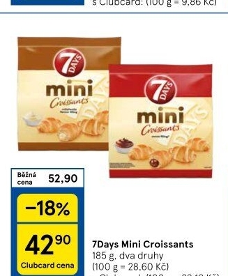 Croissant mini 7 Days