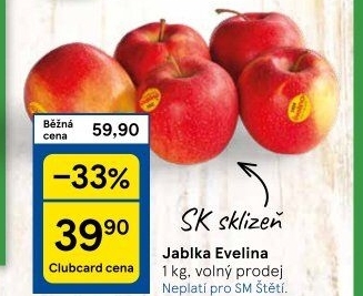 Jablka Evelina