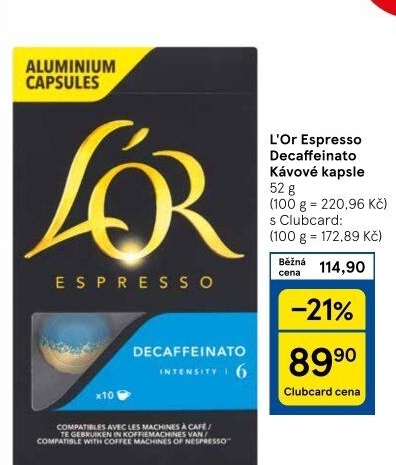 Kapsle L'