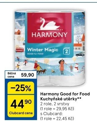 Kuchyňské utěrky 2vrstvé Good for Food Harmony