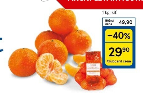 Mandarinky Tesco