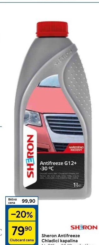 Nemrznoucí chladicí kapalina G12+ Antifreeze Sheron