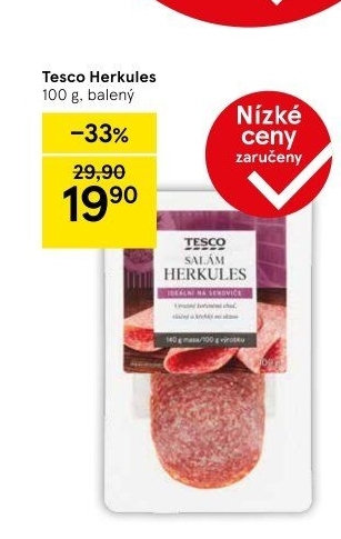 Salám Herkules Tesco