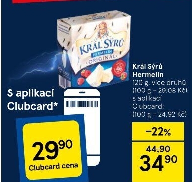 Sýr Hermelín Král sýrů
