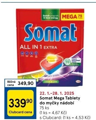 Tablety do myčky Somat