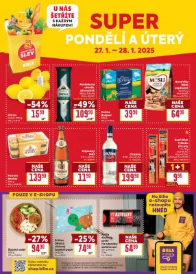 akční leták BILLA 22.1.2025-28.1.2025