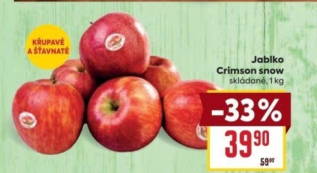 Jablka Crimson Snow