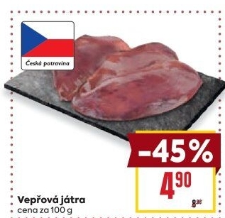 Játra vepřová