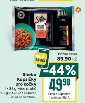 Kapsičky pro kočky Sheba