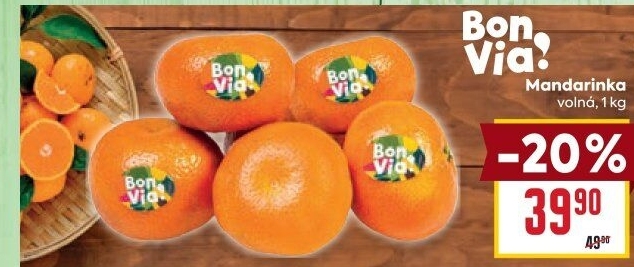 Mandarinky Billa Bonvia