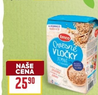 Ovesné vločky Emco
