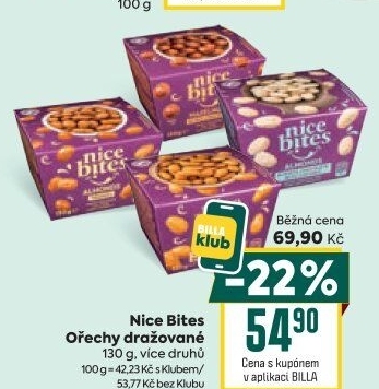 Ovoce a ořechy dražované Nice Bites