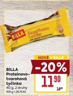 Proteinová tyčinka s tvarohem Billa