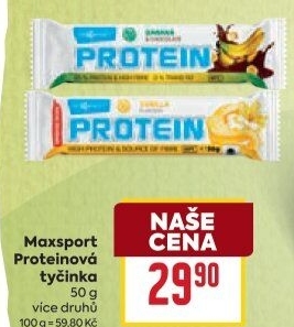 Proteinové tyčinky Maxsport