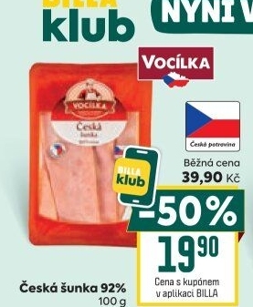 Šunka česká Vocílka