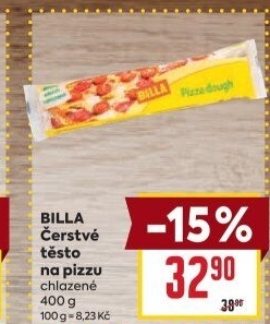 Těsto na pizzu Billa