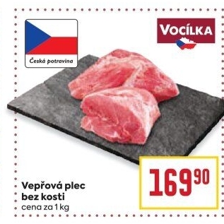 Vepřová plec bez kosti Vocílka