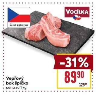 Vepřový bok špička Vocílka