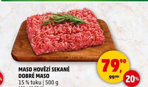 Hovězí mleté maso Dobré maso