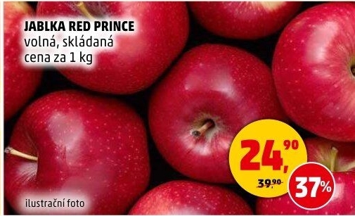 Jablka Red Prince