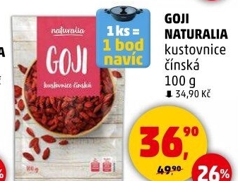Kustovnice čínská - Goji sušené Naturalia