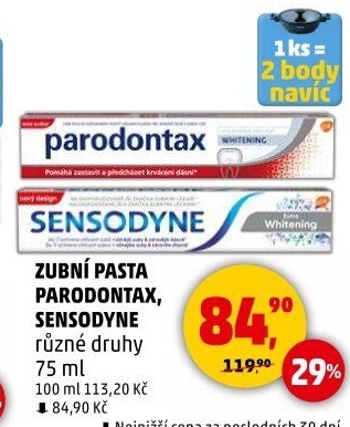 Pasty na zuby Parodontax