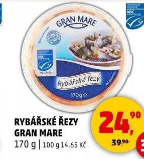 Řezy rybářské Gran Mare
