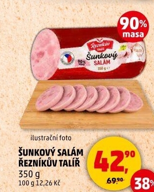 Salám šunkový Řezníkův talíř