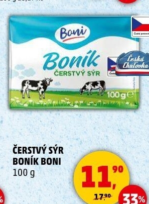 Sýr čerstvý Boník Boni