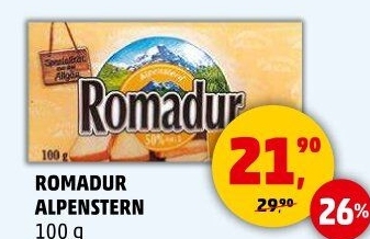 Sýr Romadur Alpenstern