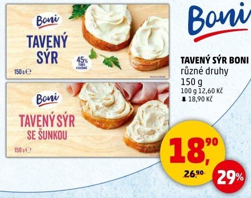 Sýr tavený Boni