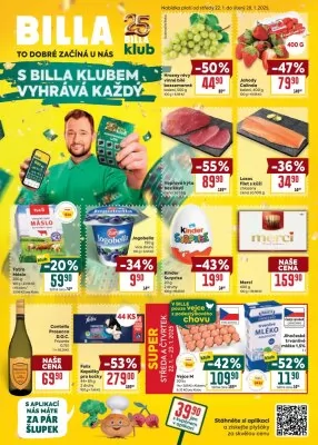 akční leták BILLA 22.1.2025-28.1.2025