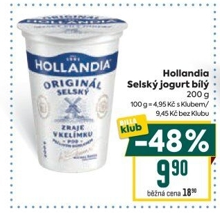 Bílý jogurt selský Hollandia