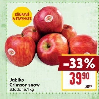 Jablka Crimson Snow
