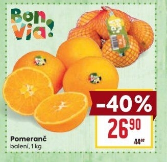 Pomeranče Billa Bonvia