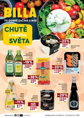 akční leták BILLA 22.1.2025-18.2.2025