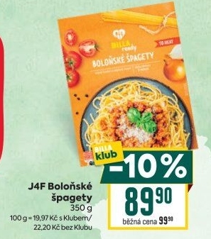 Boloňské špagety Ready Billa