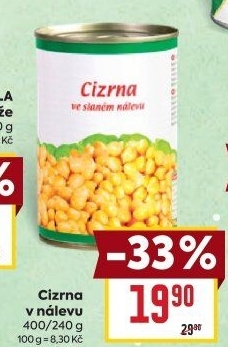 Cizrna - konzerva